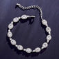 Alexa - Cubic Zirconia Bridal Bracelet - Available in Silver, Rose Gold and Yellow Gold
