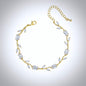 Bethany - Cubic Zirconia Bridal Bracelet - Available in Silver, Rose Gold and Yellow Gold