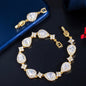 Kay - Cubic Zirconia Bridal Bracelet - Available in Silver, Rose Gold and Yellow Gold