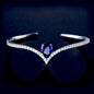 Ayanna - Cubic Zirconia Bridal Bracelet - Available with Blue and Clear CZ