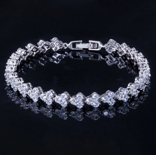 "Kiley" - Cubic Zirconia Bracelets - Available in Silver, Yellow Gold and Rose Gold