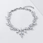 Patricia - Cubic Zirconia Bridal Bracelet - Available in Silver, Rose Gold and Yellow Gold