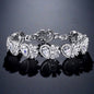 Maureen - Cubic Zirconia Bridal Bracelet - Available in Rose Gold and Silver