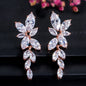 Vivienne - Cubic Zirconia Bridal Earrings - Available in Silver, Rose Gold and Yellow Gold