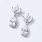 Cody - Cubic Zirconia Bridal Earrings - Available in Silver, Rose Gold and Yellow Gold