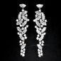 "Elaïa" - Cubic Zirconia Bridal Earrings - Available in Rose Gold, Silver and Yellow Gold