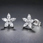 Lisa - Cubic Zirconia Bridal Earrings - Available in Silver and Rose Gold