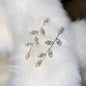 Claudette - Cubic Zirconia Bridal Earrings - Available in Gold and Silver