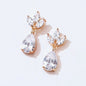 Cody - Cubic Zirconia Bridal Earrings - Available in Silver, Rose Gold and Yellow Gold