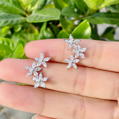Debra - CZ Bridal Earrings, Bridesmaids Gift