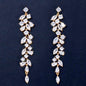 Ameerah - Cubic Zirconia Bridal Earrings - Available in Silver, Rose Gold and Yellow Gold