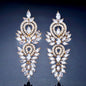 Haylani - Cubic Zirconia Bridal Earrings - Available in Silver, Rose Gold and Yellow Gold