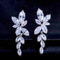 Vivienne - Cubic Zirconia Bridal Earrings - Available in Silver, Rose Gold and Yellow Gold
