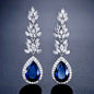 Aleda - Cubic Zirconia Bridal Earrings - More Colors Available