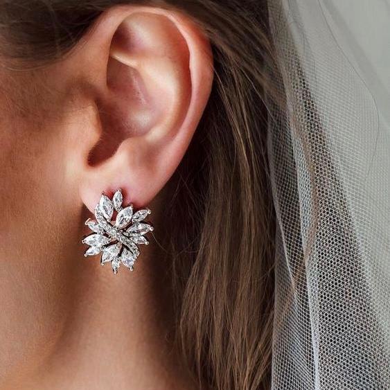 Joanne - Cubic Zirconia Bridal Jewelry Set - Available in Silver and Rose Gold