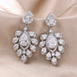 Octavia - Silver Cubic Zirconia Bridal Earrings