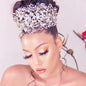 Oksana - Crystal Bridal Headdress - Available in Gold and Silver