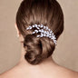Gillian - Silver Cubic Zirconia Bridal Hair Comb