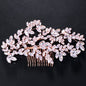 Phillipa - Cubic Zirconia Bridal Hair Comb - Available in Silver, Rose Gold and Yellow Gold