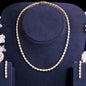 Tyra - Cubic Zirconia Bridal Jewelry Set - Available in Silver and Gold