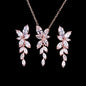Vivienne - Cubic Zirconia Bridal Jewelry Set - Available in Silver, Rose Gold and Yellow Gold