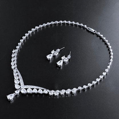 Charisse - Cubic Zirconia Bridal Jewelry Set