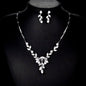 Jillian - Cubic Zirconia Bridal Jewelry Set - Available in Silver and Gold