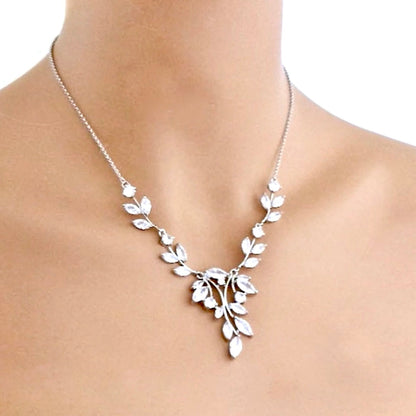 Jillian - Cubic Zirconia Bridal Jewelry Set - Available in Silver and Gold