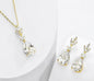 "Bella" - Cubic Zirconia Bridal Jewelry Set - Available in Silver, Rose Gold and Yellow Gold