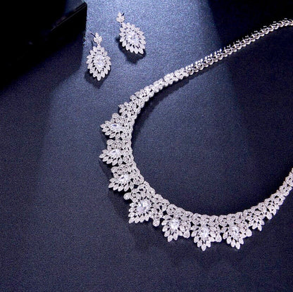 Emmy - 3-Piece Luxury Cubic Zirconia Bridal Jewelry Set
