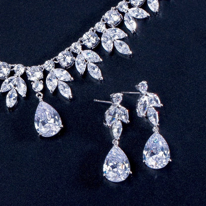 Elise - Cubic Zirconia Bridal Jewelry Set