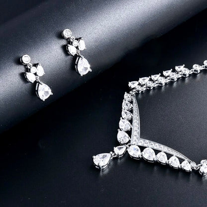 Charisse - Cubic Zirconia Bridal Jewelry Set