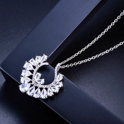 Sage - Silver Cubic Zirconia Bridal Jewelry Set