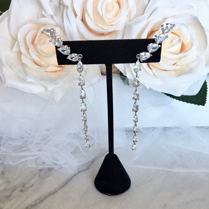 Marchesa - Silver Cubic Zirconia Bridal Jewelry Set
