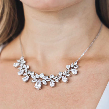 Shawna - Silver Cubic Zirconia Bridal Jewelry Set