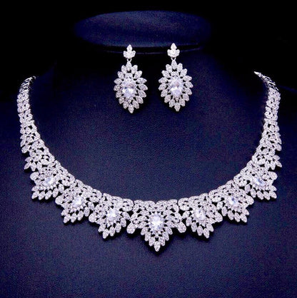 Emmy - 3-Piece Luxury Cubic Zirconia Bridal Jewelry Set