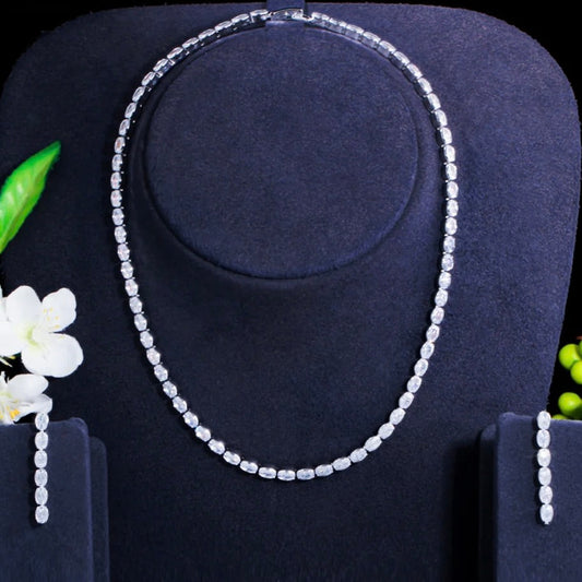 Tyra - Cubic Zirconia Bridal Jewelry Set - Available in Silver and Gold