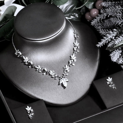 Candice - Silver Cubic Zirconia Bridal Jewelry Set