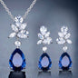 Jessica - Cubic Zirconia Bridal Jewelry Set - Available in Silver, Rose Gold and Yellow Gold