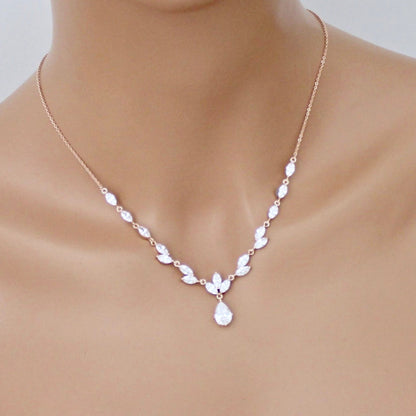 Cody - Cubic Zirconia Bridal Jewelry Set - Available in Silver, Rose Gold and Yellow Gold