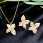 "Zinnia" - Cubic Zirconia Bridal Jewelry Set - Available in Silver, Rose Gold and Yellow Gold