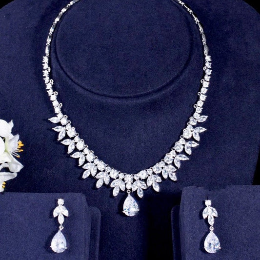 Elise - Cubic Zirconia Bridal Jewelry Set