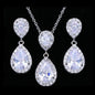 Renee - Cubic Zirconia Bridal Jewelry Set - Available in Silver, Rose Gold and Yellow Gold
