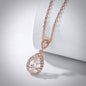 "Isabel" - Cubic Zirconia Bridal Necklace - Available in Silver, Rose Gold and Yellow Gold