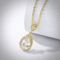 "Isabel" - Cubic Zirconia Bridal Necklace - Available in Silver, Rose Gold and Yellow Gold