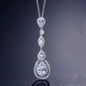Amalfi - Cubic Zirconia Bridal Necklace - Available in Silver, Rose Gold and Yellow Gold
