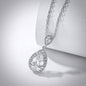 "Isabel" - Cubic Zirconia Bridal Necklace - Available in Silver, Rose Gold and Yellow Gold