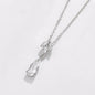 Solange - Cubic Zirconia Bridal Necklace - Available in Silver, Rose Gold and Yellow Gold