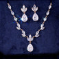 Cody - Cubic Zirconia Bridal Jewelry Set - Available in Silver, Rose Gold and Yellow Gold