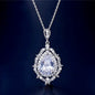 "Anise" - Cubic Zirconia Bridal Necklace - Available in Silver and Rose Gold